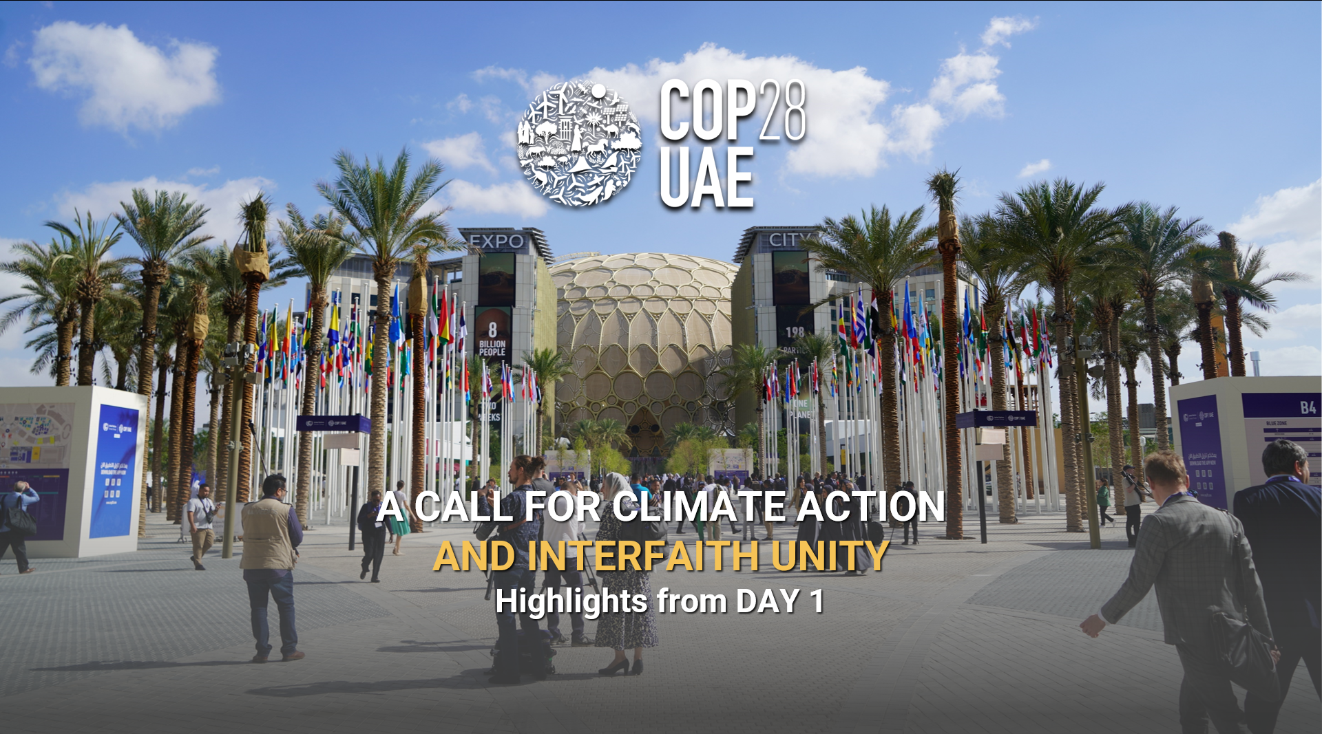 Day 1 at COP 28: A Call for Climate Action and Interfaith Unity in ...